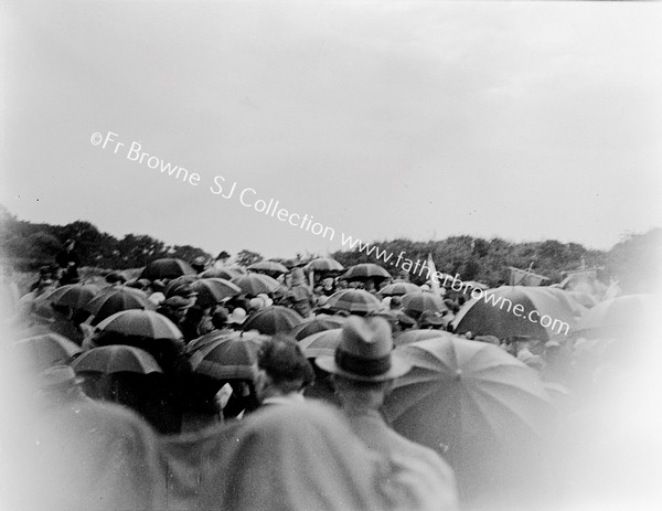 FR RONALD KNOX PREACHING IN RAIN